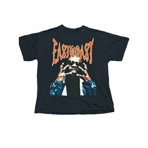 ASAP FERG Rap T Shirt Official Merch Faded A$AP Mob Black Size XL